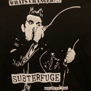 The Subterfuge Whats Changed black Tshirt image 1