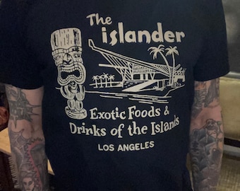 The Islander Tiki Bar Black T-Shirt