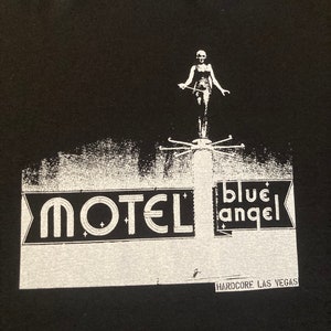 The Blue Angel Motel black T-Shirt