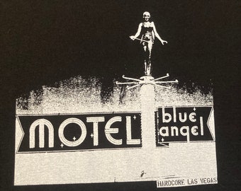 The Blue Angel Motel black T-Shirt