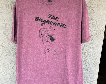 The Shakewells “dancers” heather maroon Tshirt