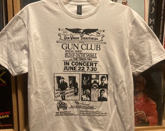 The Gun Club at Old Vegas white Tshirt