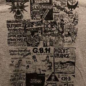 Grey Las Vegas 80’s Punk Flyers #2