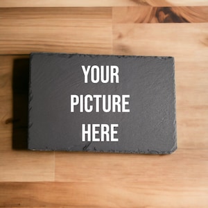 Volledig gegraveerde aangepaste leisteen, aangepaste foto gegraveerde leisteen, leisteen fotolijst, housewarming geschenken, huwelijksgeschenken, gepersonaliseerde gift