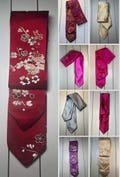 Korean Hanbok Fabric Deanggi NOTE: *Scrunchie can added on at extra cost* see listing options photos, Bag Accent, Handmade Silk, hair