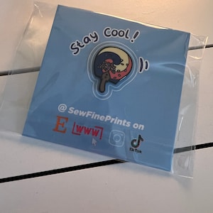 Sam Taekguk Pins, Korean Fan Pin, Stay Cool, Fan Pin, Tiny Pin, Lapel Pin, Korea, Traditional Charm, cute pin