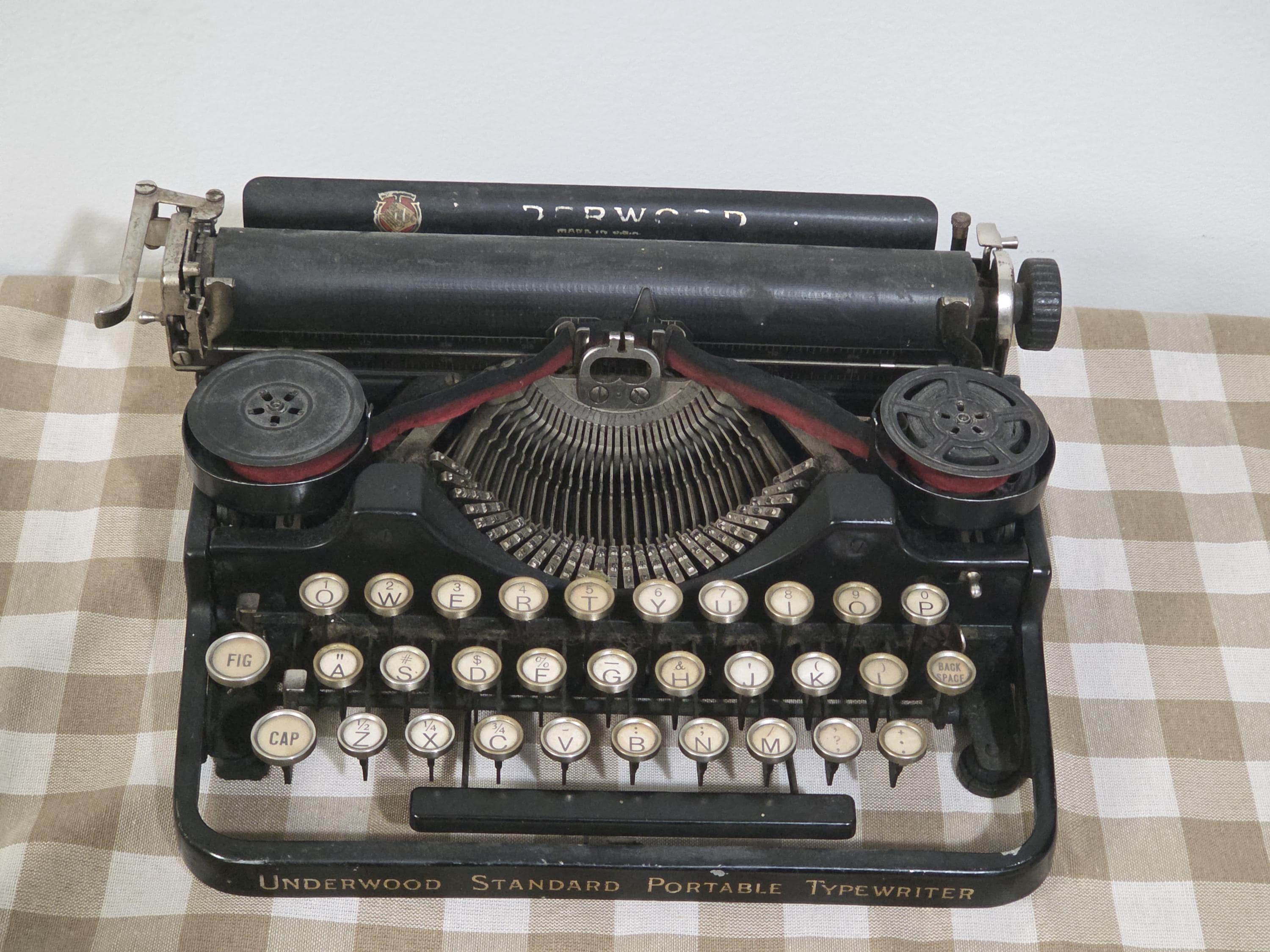 Antique Typewriter Underwood Portable - Etsy
