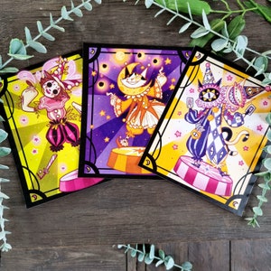 Spooky Clown Cat Prints