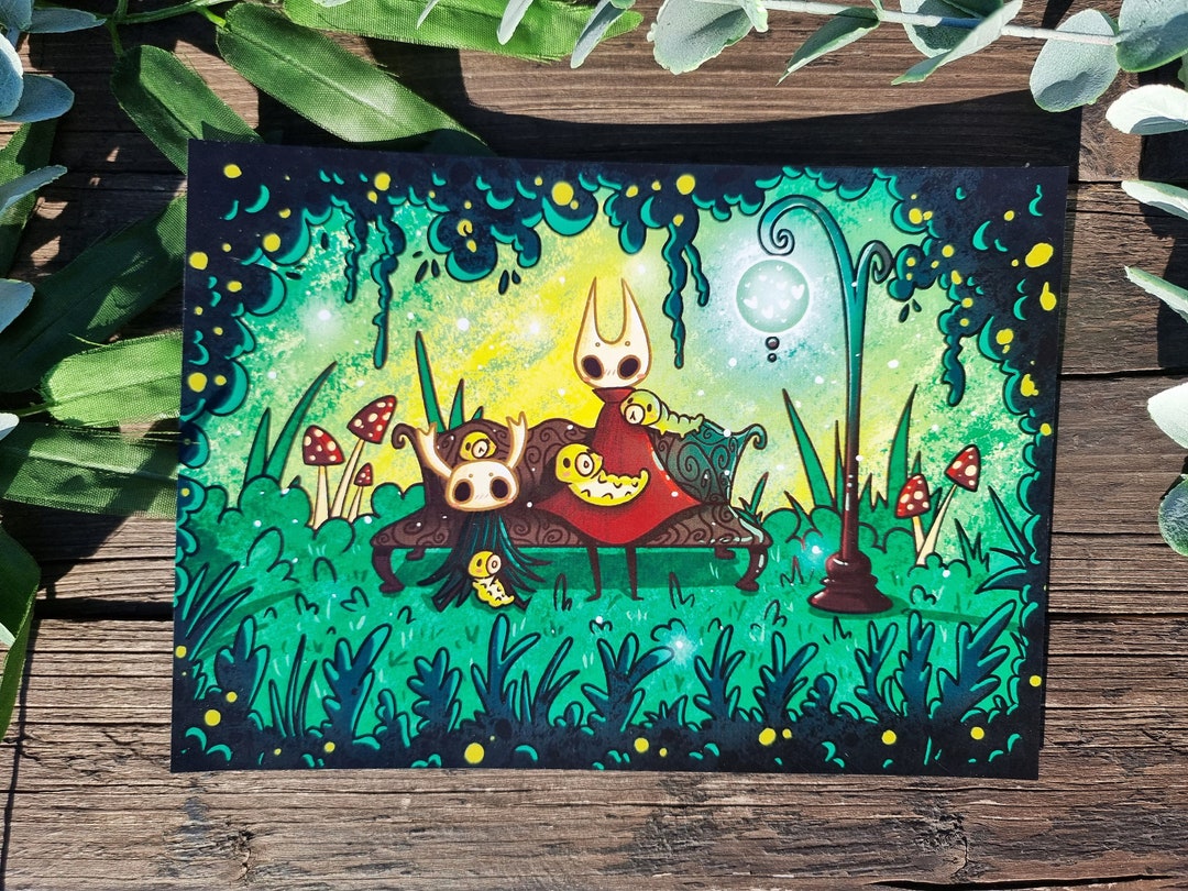 Hollow Knight Print of the Knight and Hornet - Etsy