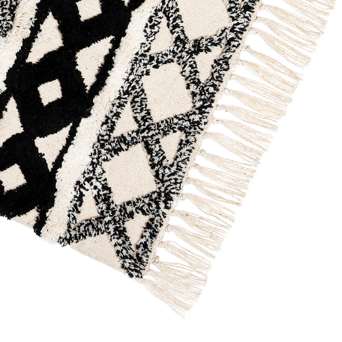 Monochrome Berber Boho Aztec Rug Mat - Etsy.de