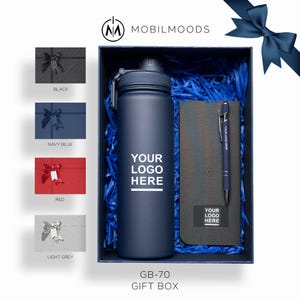 Affordable Bulk Order Corprate Gift Box, Company Appreciation Employee Gift Box, New Year Gift Box, Company Logo Holiday Gift Box, GB-70