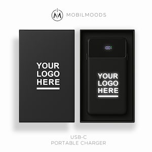 Cargador personalizado para regalo de empresa, batería externa personalizada, cargador de iPhone personalizado, batería externa promocional, promoción corporativa personalizada
