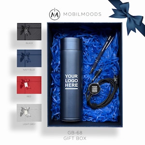 Affordable Bulk Order Gift Box, New Year Client Gift Box, Company New Employee Appreciation Gift Box, Company Logo Holiday Gift Box, GB-68