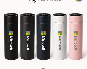 Garrafa térmica promocional, garrafa com gravação personalizada, garrafa inteligente, copo de viagem, garrafa térmica colorida, copos de aço inoxidável, presente personalizado
