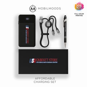 Juego de cargadores portátiles personalizados, juego de cargadores móviles para pedidos al por mayor de la empresa, cargador portátil de regalo para clientes corporativos, caja de regalo para fiestas de la empresa