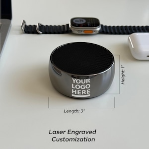 Personalized Company Bulk Order Speaker, Corporate Gift Speaker, New Employee Gift Bluetooth Speaker, Affordable Company Logo Client Gift