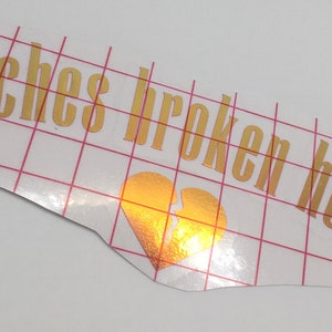 bitches broken hearts Itasha JDM Car Decal