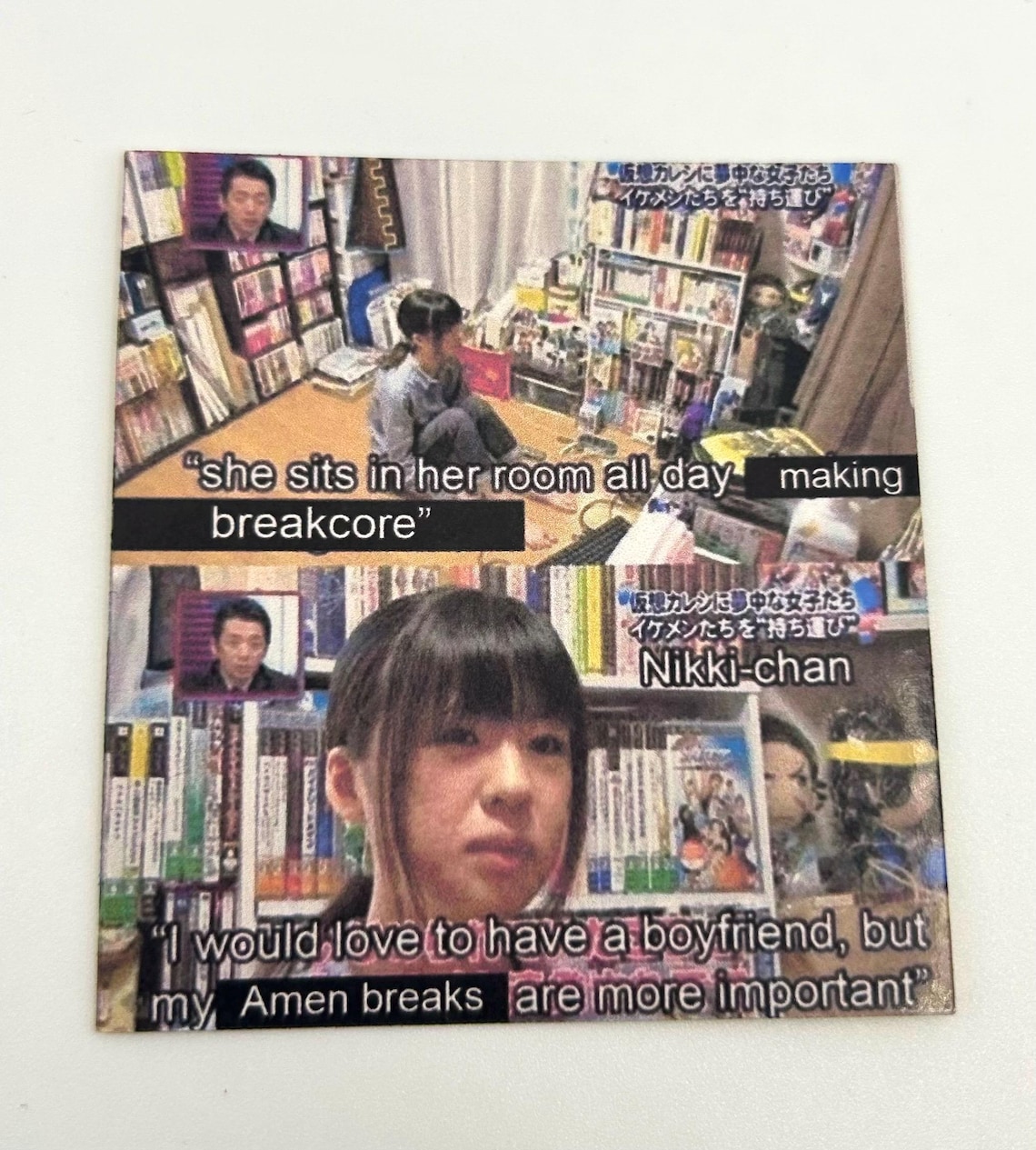 Breakcore-chan Handmade Sticker - Etsy