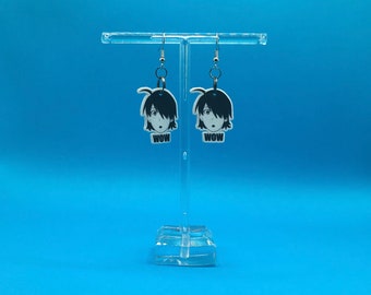 Monogatari Series Inspired WOW Earrings