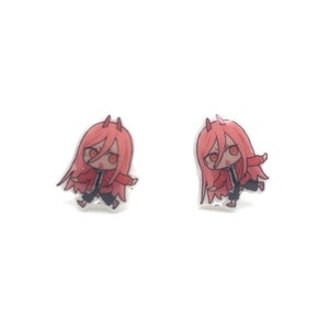 Power! Anime Earrings