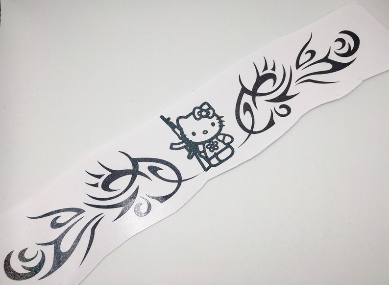 Hello Kitty Y2K Itasha JDM Trampstamp Car Decal Etsy