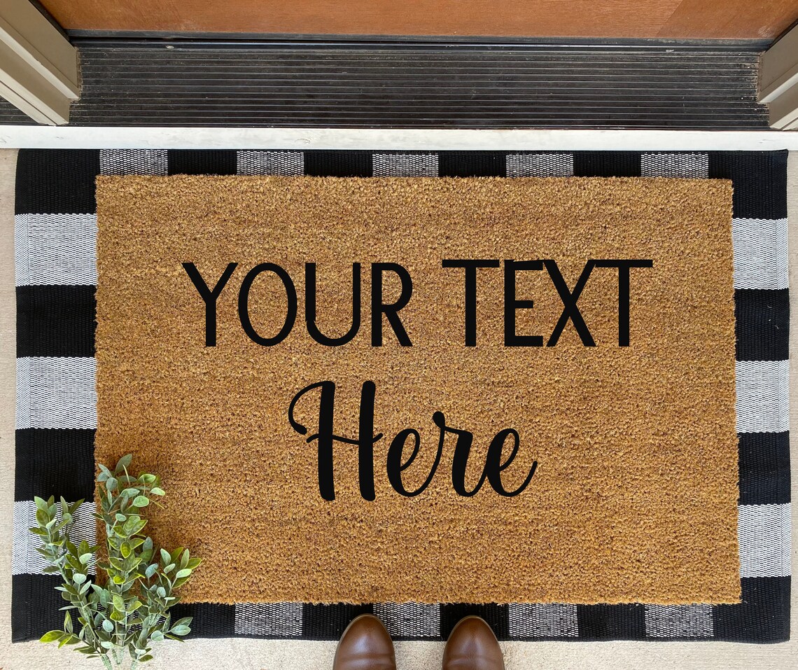 Custom Doormat Custom Door Mat Business Doormat Etsy