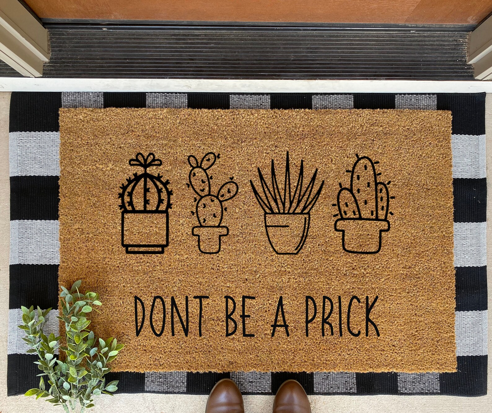 Football Doormat Sports Door Mat Football Sports Gift Etsy