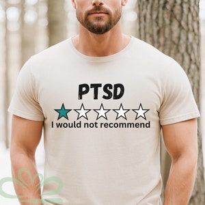 PTSD Awareness Shirt Gift Post Traumatic Stress Disorder Awareness Teal Ribbon T-Shirt Ptsd Warrior Tshirt Ptsd Sweatshirt Mental Health Tee