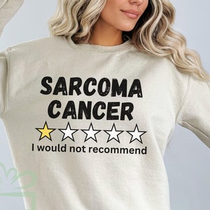 Sarcoma Cancer Awareness Sweatshirt Sarcoma Cancer T-Shirt Sarcoma Survivor Sweatshirt Sarcoma Bone Cancer Gift Yellow Ribbon Awareness Tee