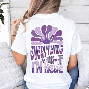 Chronic Pain Lupus Shirt Gift, Groovy Invisible Illness T-shirt,  Spoonie Fibromyalgia Fibro Tee, Rheumatoid Arthritis Tshirt, Pots Syndrome