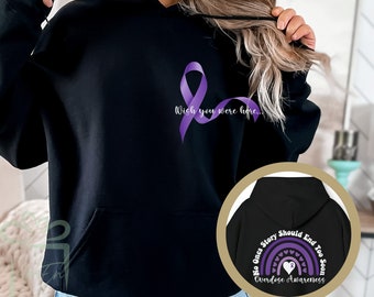 Sweat à capuche de sensibilisation aux surdoses, sweat-shirt à ruban mauve pour le soutien du mois de la sensibilisation aux surdoses, chemise sur la santé mentale, t-shirt surdosage par suicide