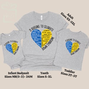 Down Syndrome Awareness Group Shirt, Matching Family Tees 21 Reasons To Celebrate Gift, Blue Yellow Ribbon World Down Syndrome Awareness Day