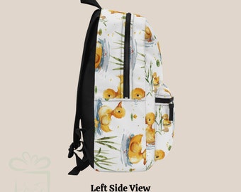 japanese duck mini backpack MININAI Novelty Funny Animal Cartoon Corduroy Backpack Kawaii Aesthetic Laptop Backpack Preppy Stuff (Green) : Electronics 1 * cute backpack Personalized Country Duck Backpack, Duckling