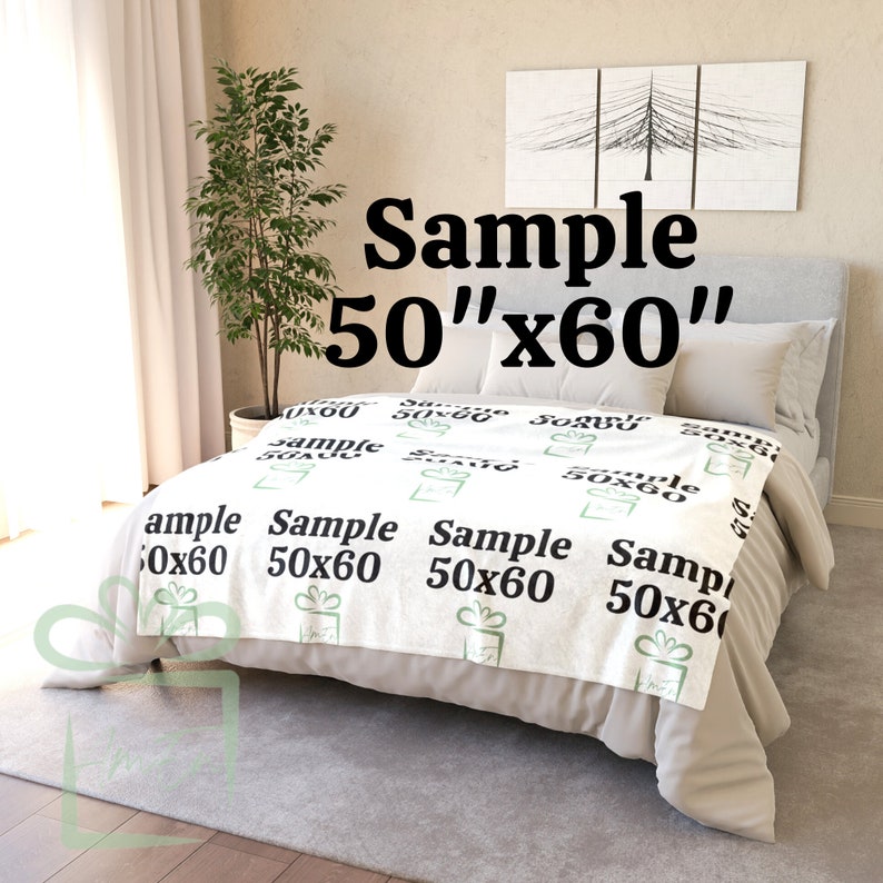 Custom Baseball Blanket, Personalized Name Sport Xmas Minky Fleece