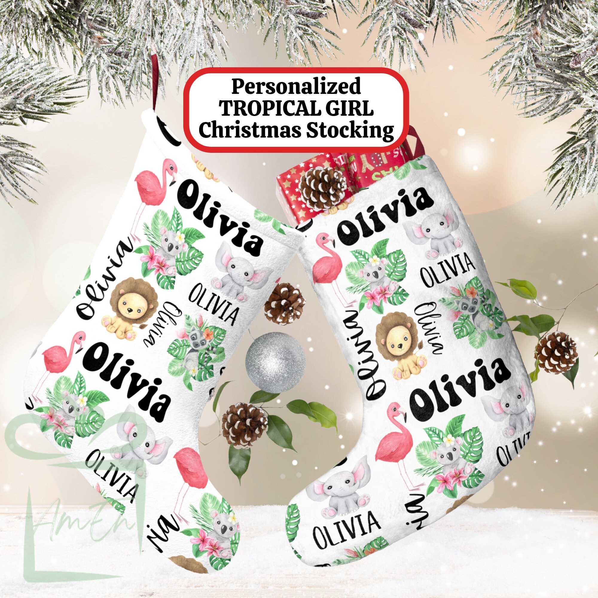Jungle Bells 18 Bucilla Felt Christmas Stocking Kit 82906 