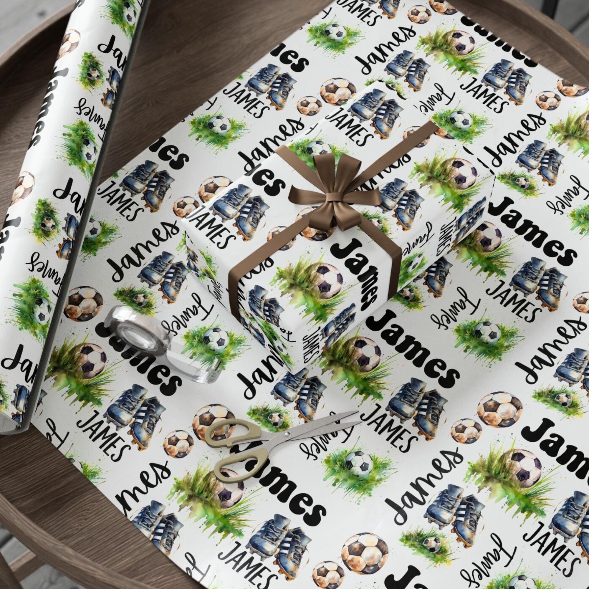 Tottenham Hotspur FC Birthday Wrapping Paper - 3 Meter Roll, Official Football Gift Wrap
