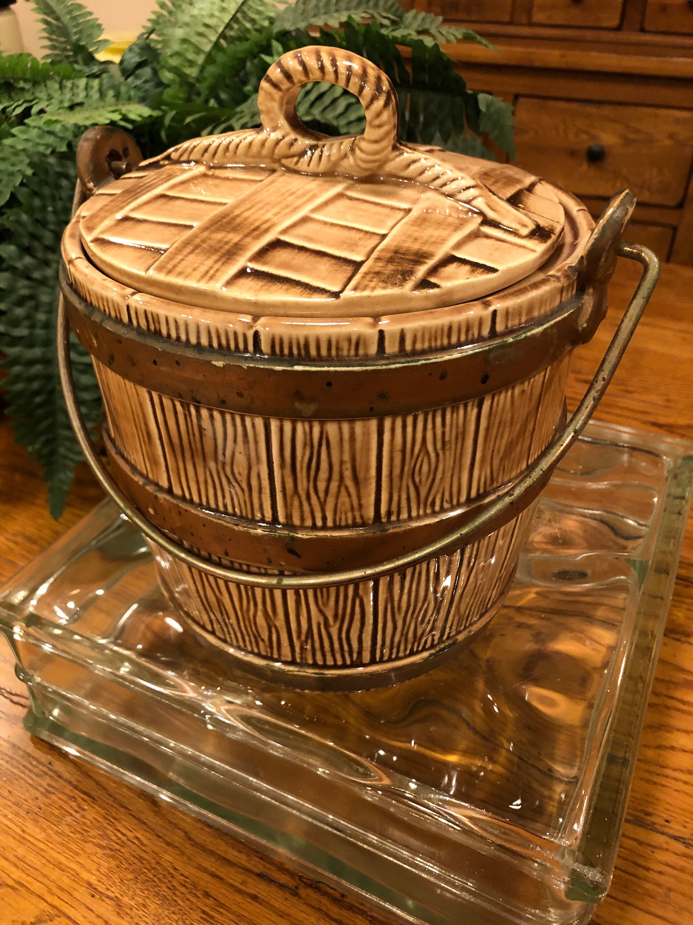 Mccoy Oaken Bucket Cookie Jar Circa 1961 Collectors Cookie Etsy