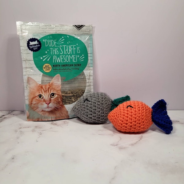 Crochet Cat Toy Etsy