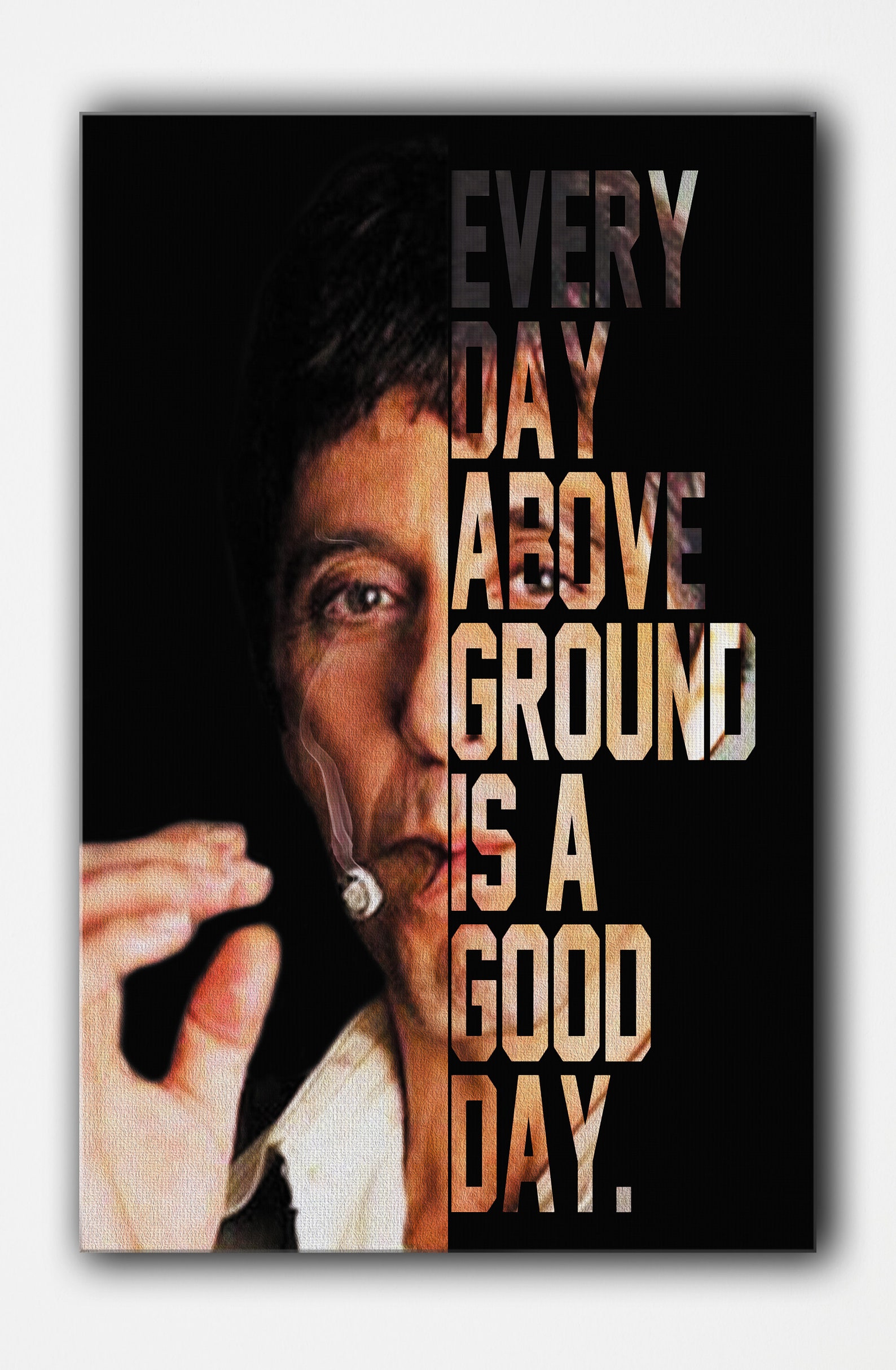 Scarface Art Canvas Scarface Quotes Art Canvas Etsy