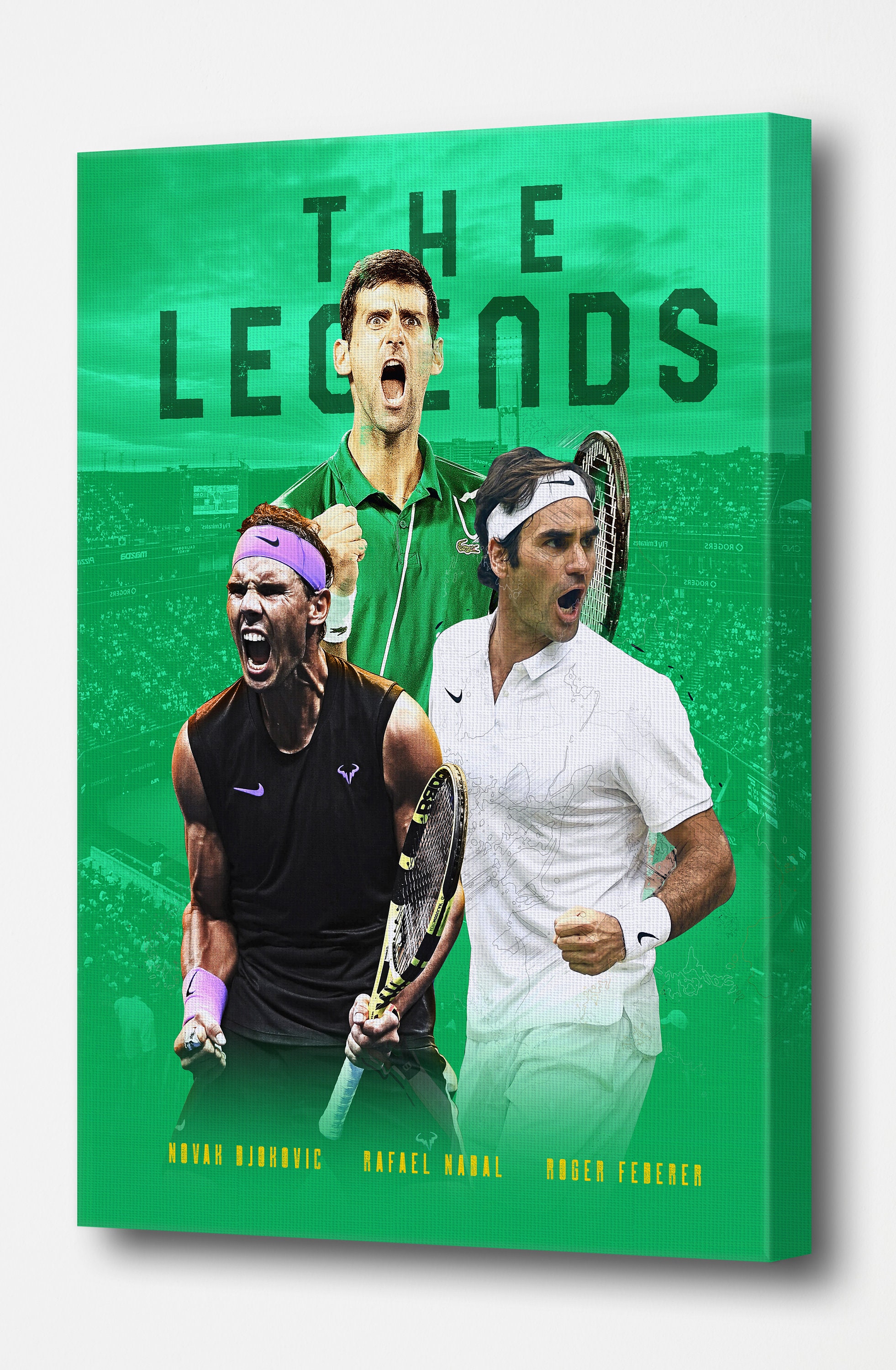Novak Djokovic Rafael Nadal and Roger Federer the Greatest