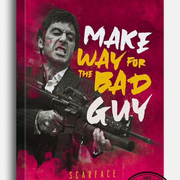 Scarface Poster Etsy
