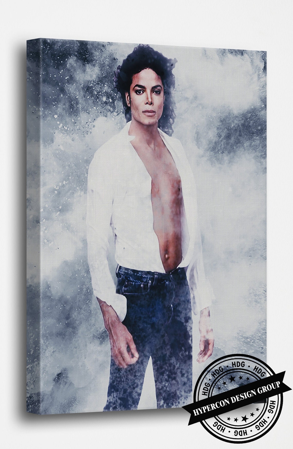 Michael Jackson Art Canvas MJ the Singer & Songwriter Music Etsy