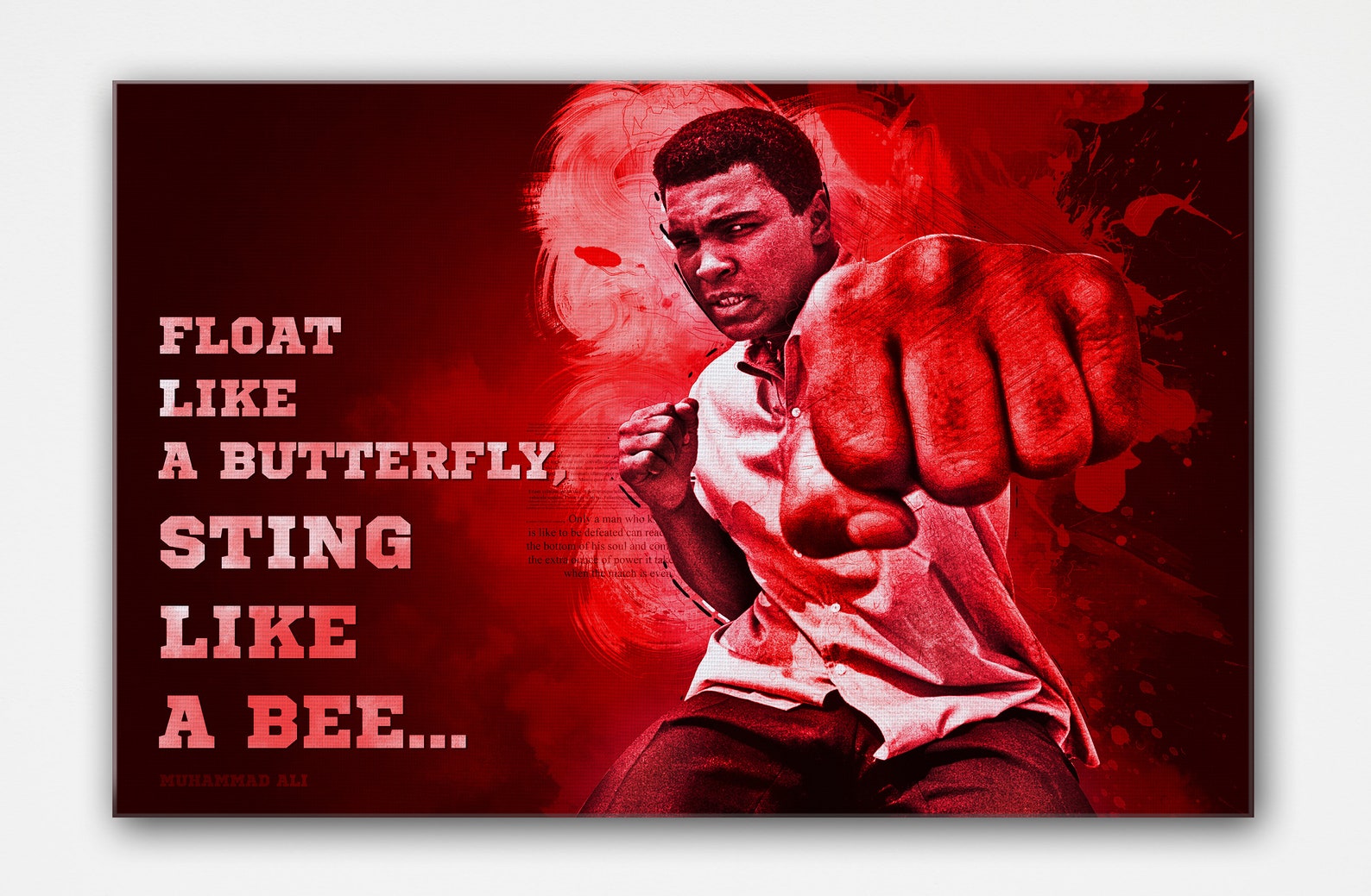 Muhammad Ali Quotes 'float Like A Butterfly Sting Like A Etsy