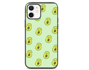 Capa protetora fofa de frutas e abacate Kawaii para iPhone 12 Pro Max, iPhone 12 Pro, IPhone 11 Pro Max, IPhone Xr, IPhone Xs, iPhone Xs Max
