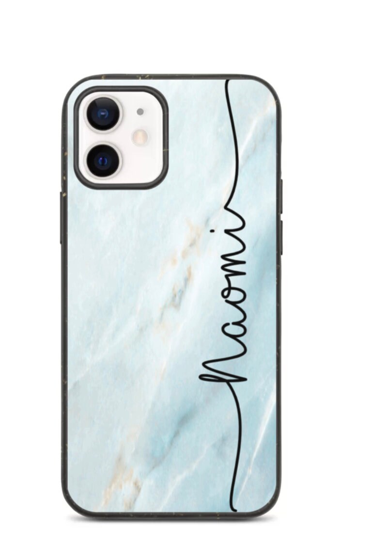 Case Handphone Marble dengan inisial and nama yang bisa dipesan