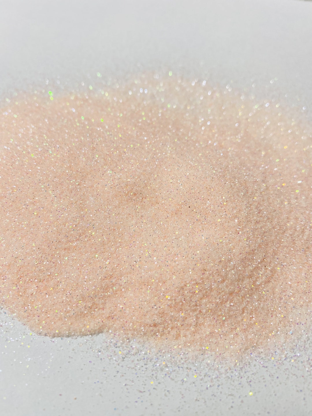 Peach / Iridescent Glitter/ Extra Fine Glitter/ Resin Safe