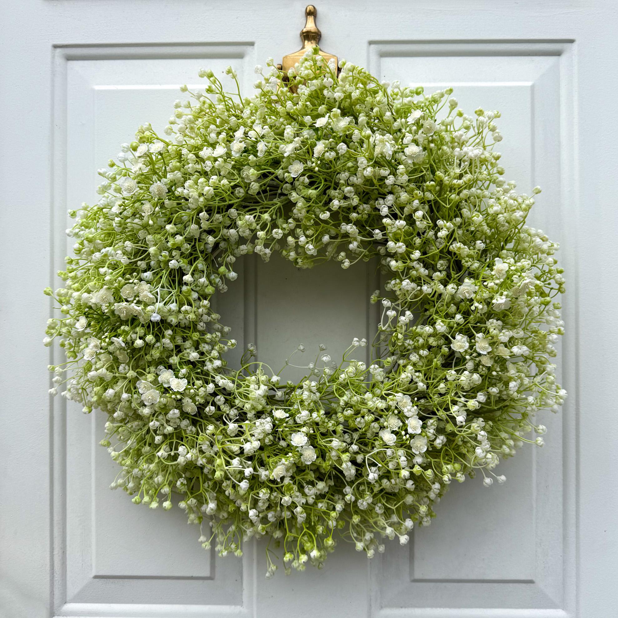 Simulatie Wit Blad Gypsophila Plantenslinger Plastic Gypsophila Krans Lente Huisslinger Decoratie Hanger