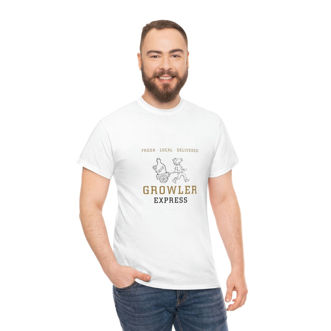 Growler Tshirt Featuring a Horse and Buggy Etsy