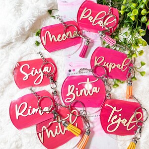Acryl Schlüsselanhänger oder Tote Tags | handbemalt