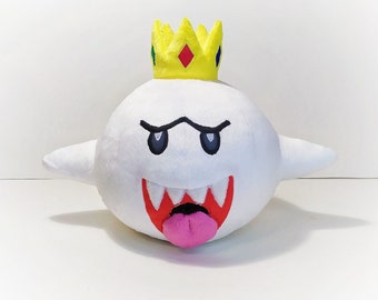 king boo plush with crown